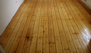 Holzdielenboden